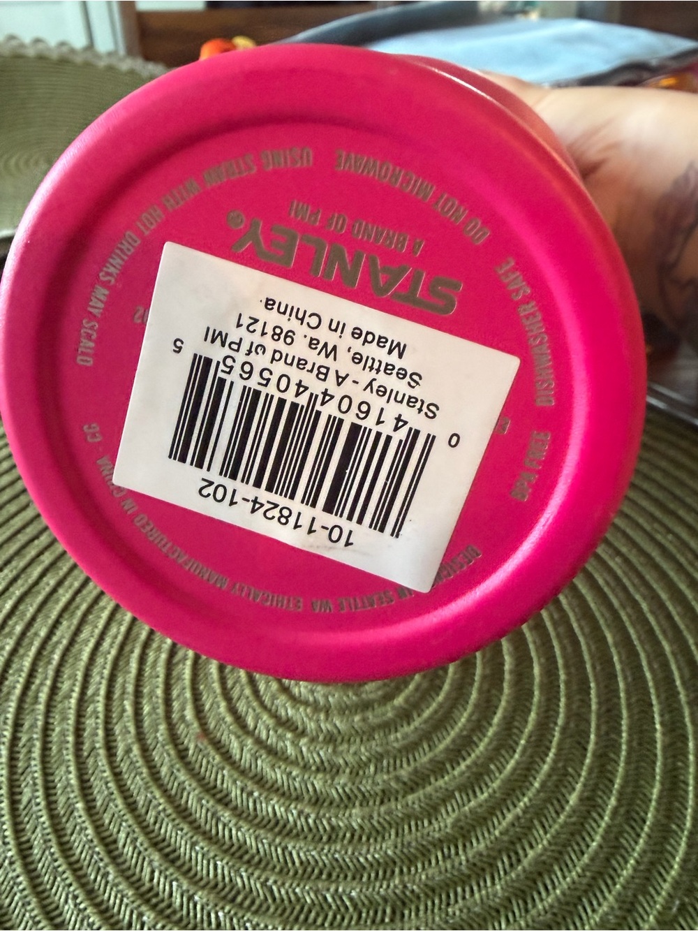 Stanley Pink Insulated Travel Mug with Handle - Picture 4 of 7